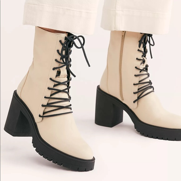 Free People Shoes - Free People Cream Boots